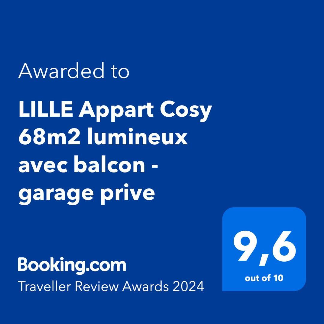 Lille Appart Cosy 68M2 Lumineux Avec Balcon - Garage Prive Exterior foto